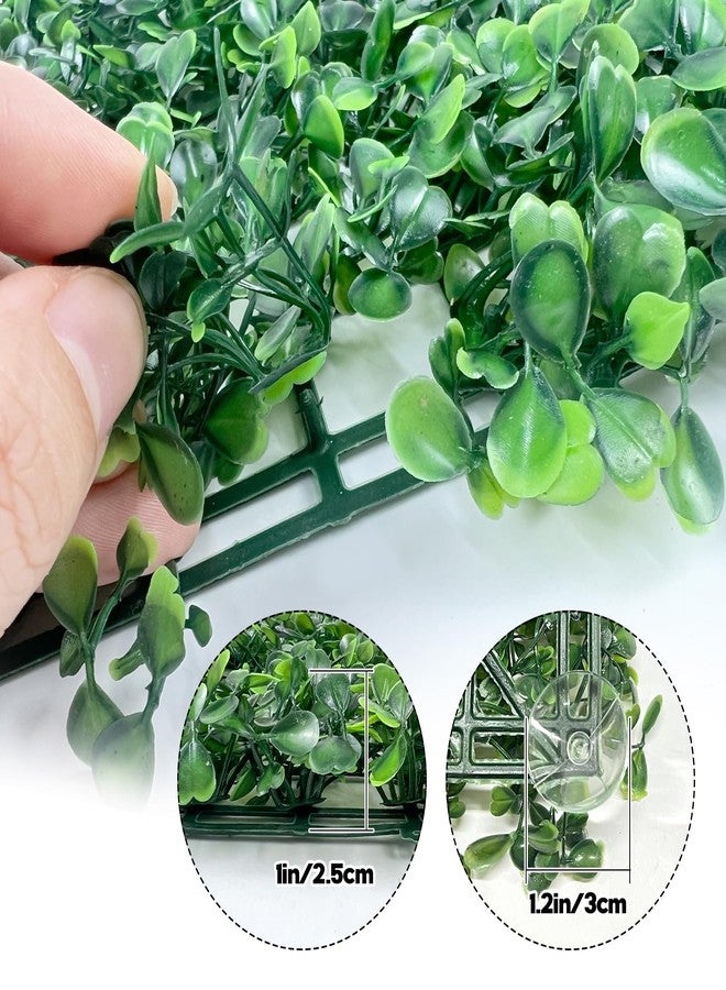 FMOACEN 2 PCS Hermit Crab Climbing Toys, Plastic Simulation Grass Aquarium Tank Decoration with 4 Suction Cups, Hermit Crab Green Plants Supplies Fake Turf, Accessories for Hermit Crab Reptile 10 x 10 Inch - Image 3